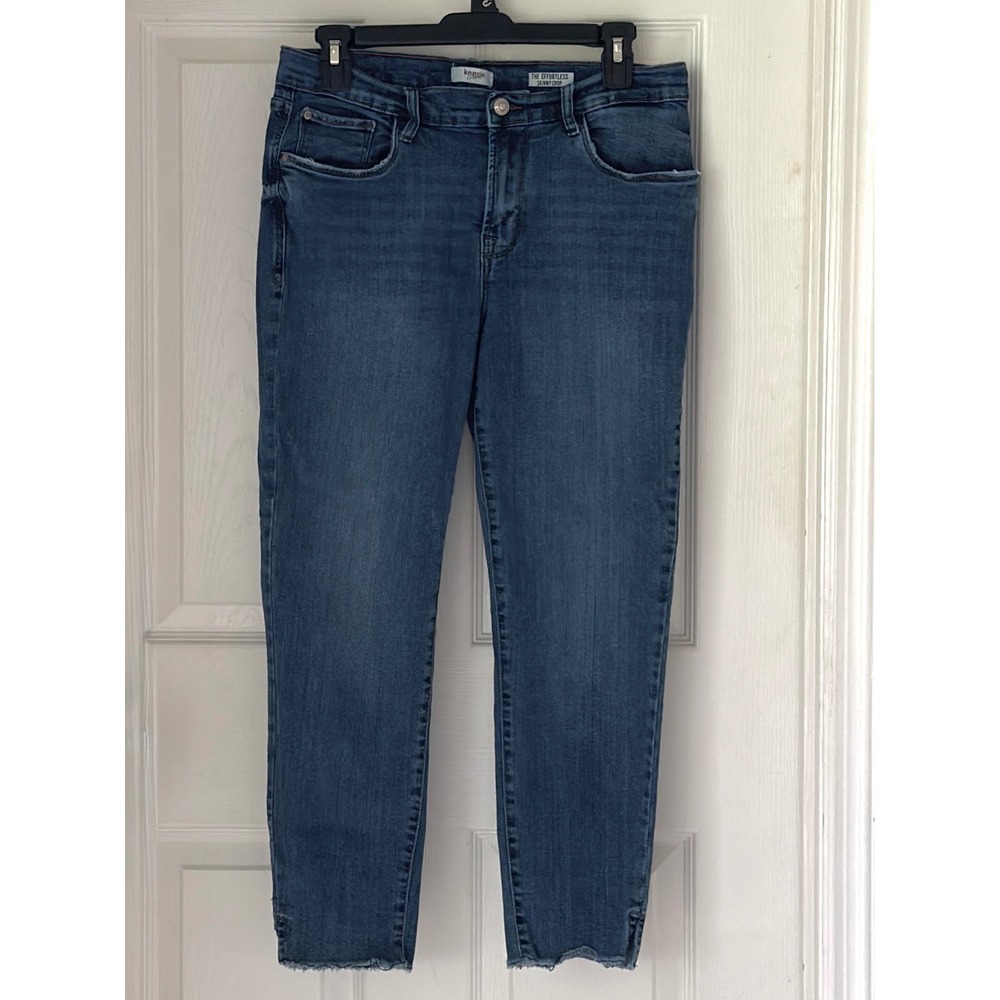 Kensie Jeans Effortless Skinny Crop Women 10/30 Raw Hem Very Good Condition